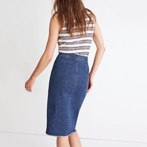 Denim Midi Skirt
